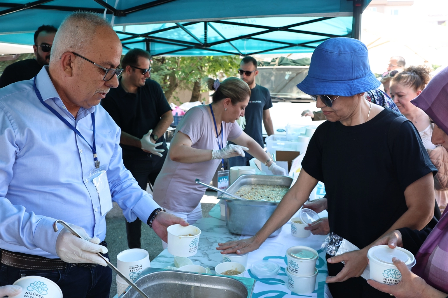 Bursa Nilüfer’de aşure bereketi